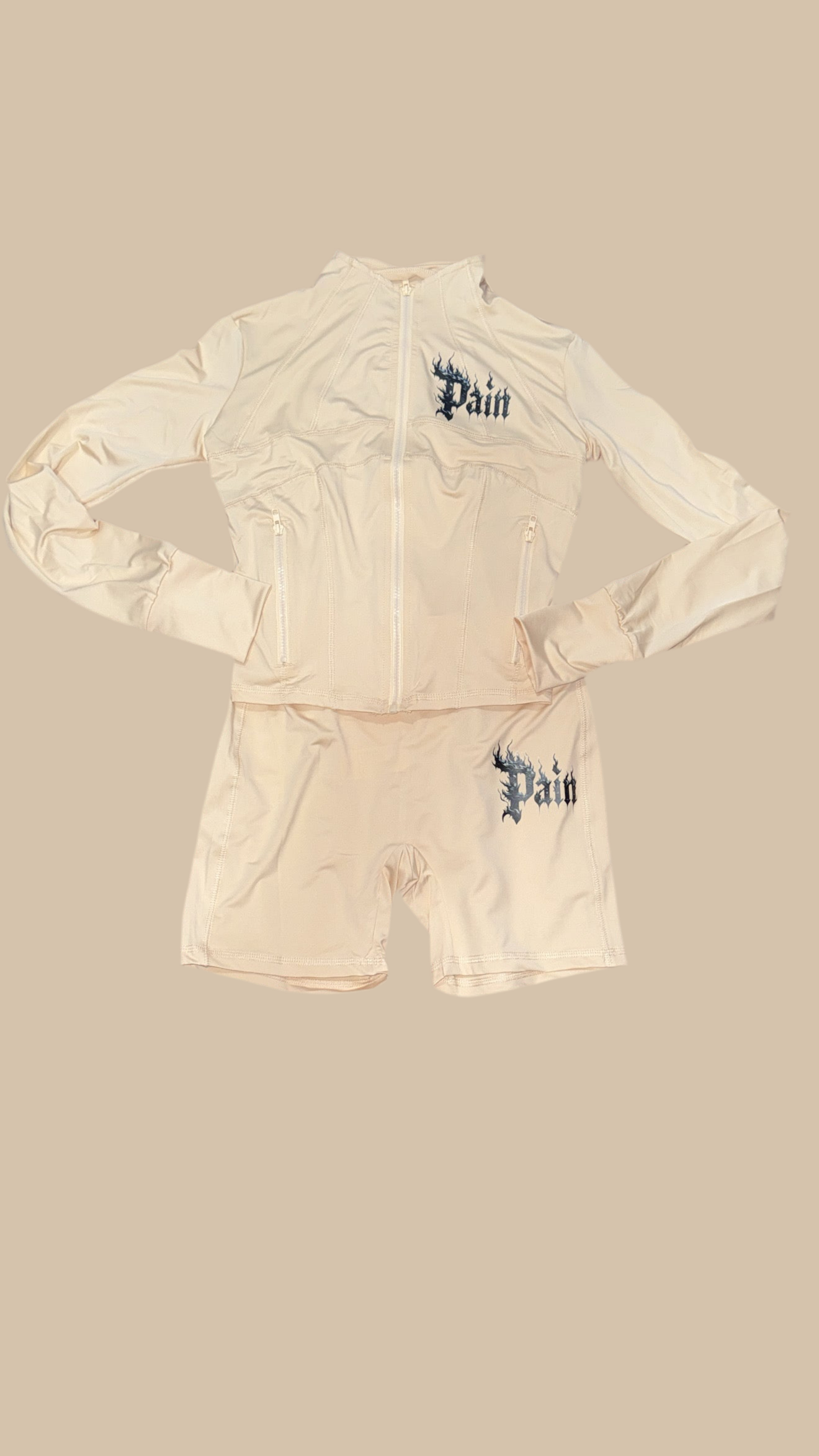 Pain Two Piece Fall Short Sets