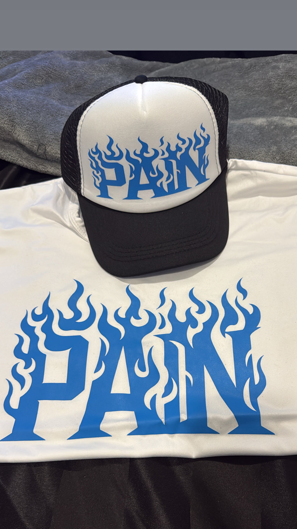 Pain Tshirts W. Matching Cap