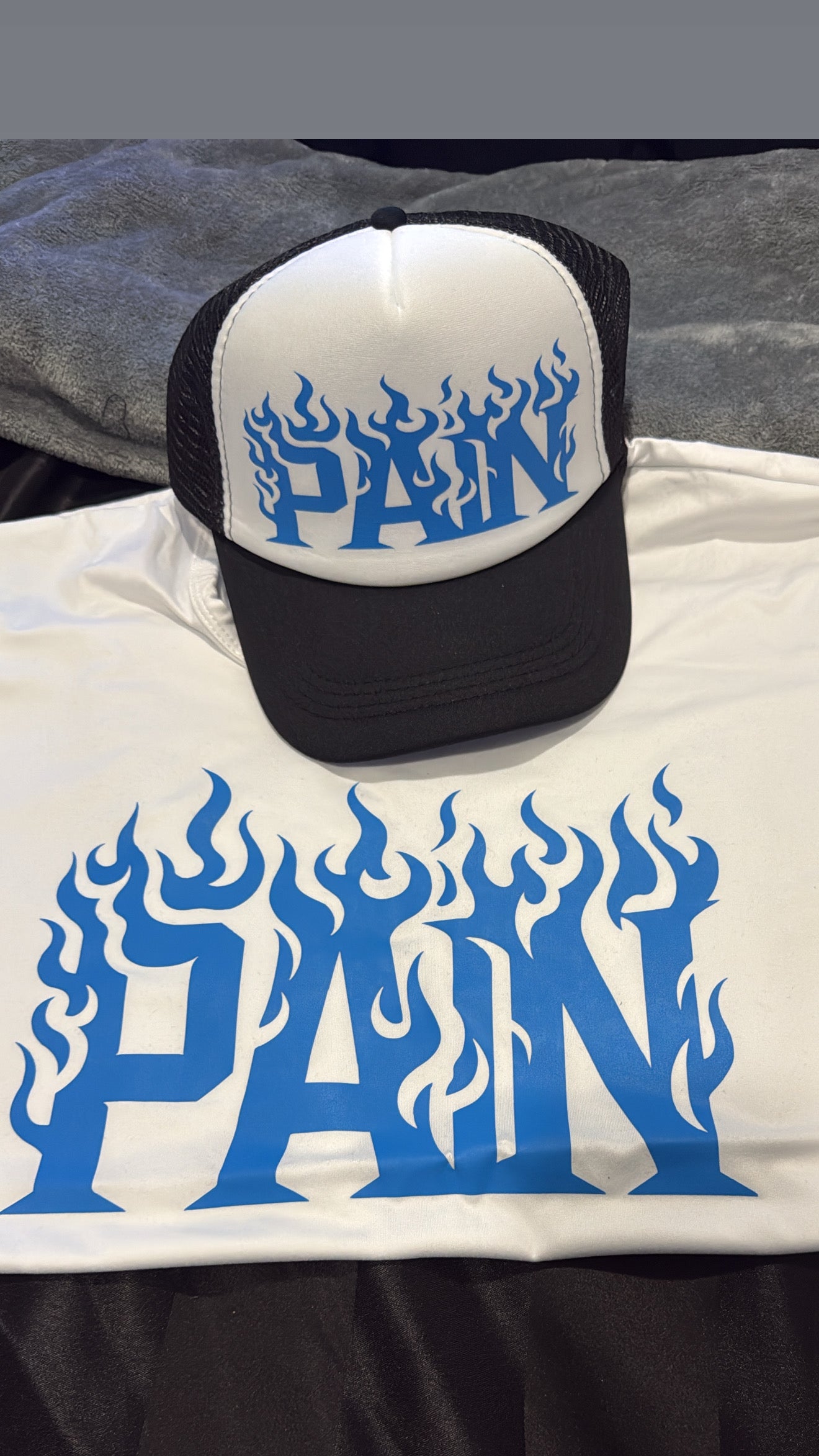 Pain Tshirts W. Matching Cap