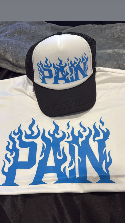 Pain Tshirts W. Matching Cap