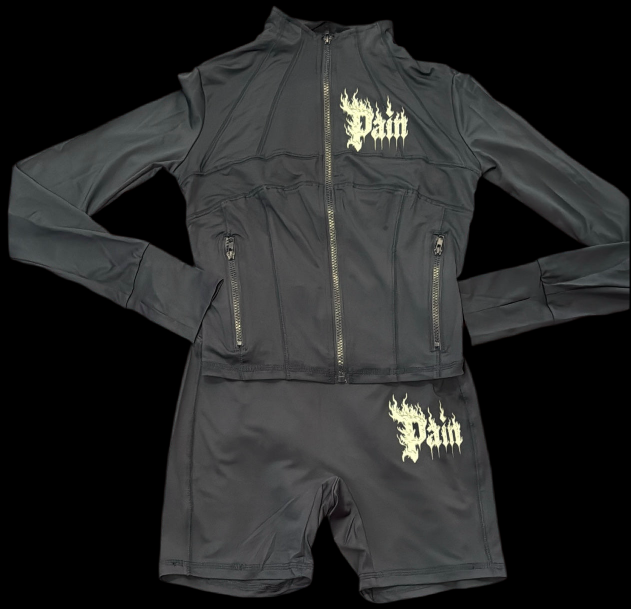 Pain Two Piece Fall Short Sets