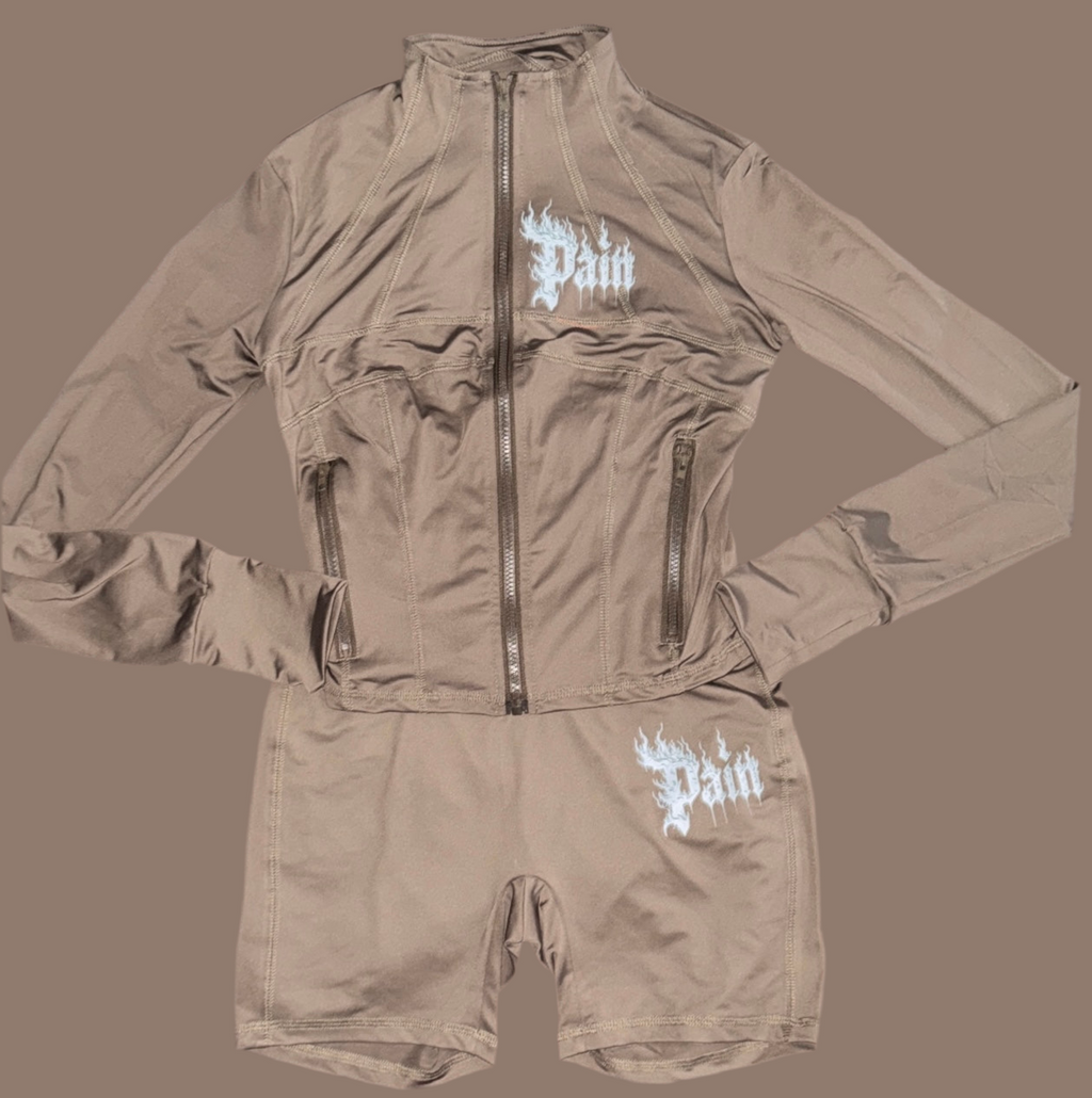 Pain Two Piece Fall Short Sets