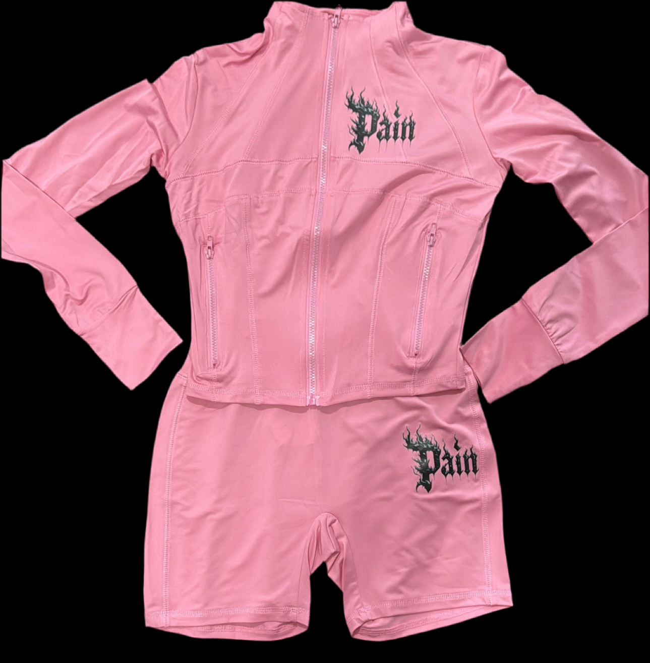 Pain Two Piece Fall Short Sets