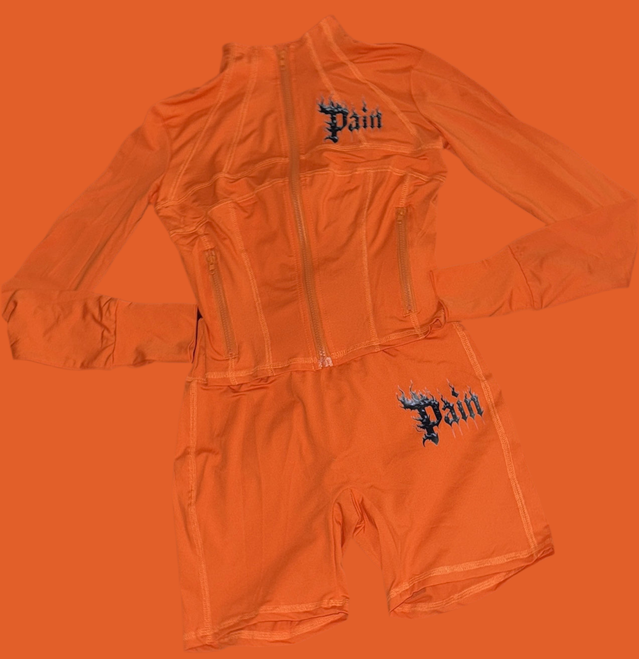 Pain Two Piece Fall Short Sets