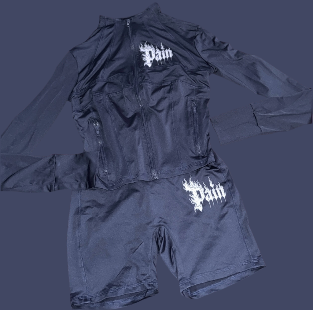 Pain Two Piece Fall Short Sets