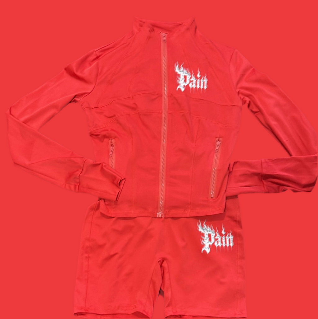 Pain Two Piece Fall Short Sets