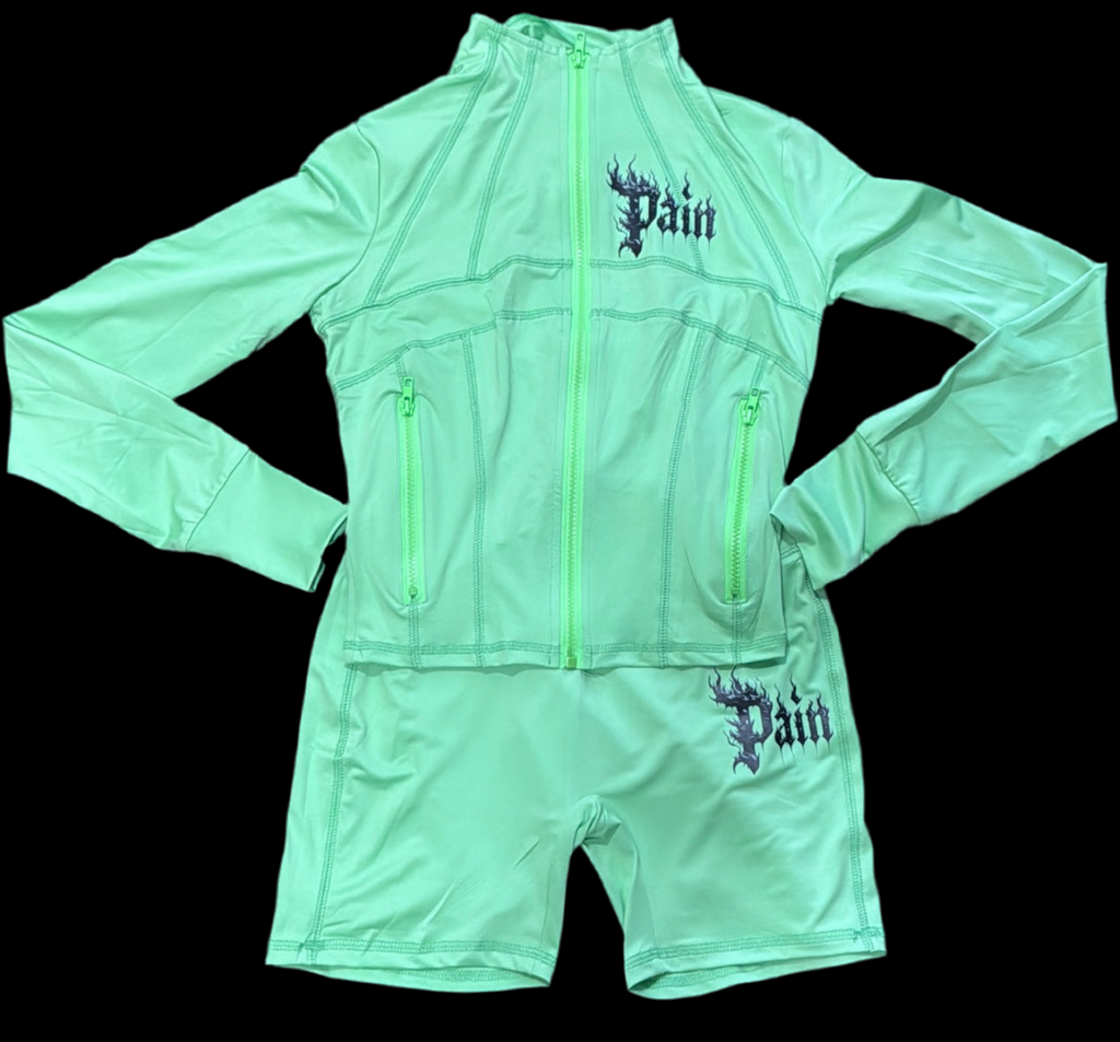 Pain Two Piece Fall Short Sets