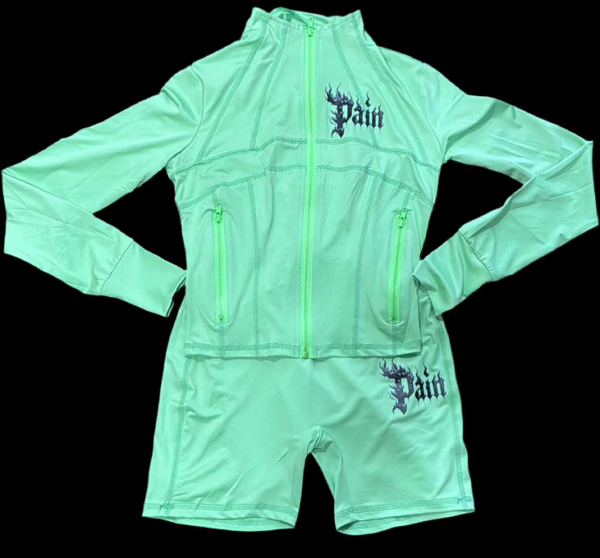 Pain Two Piece Fall Short Sets