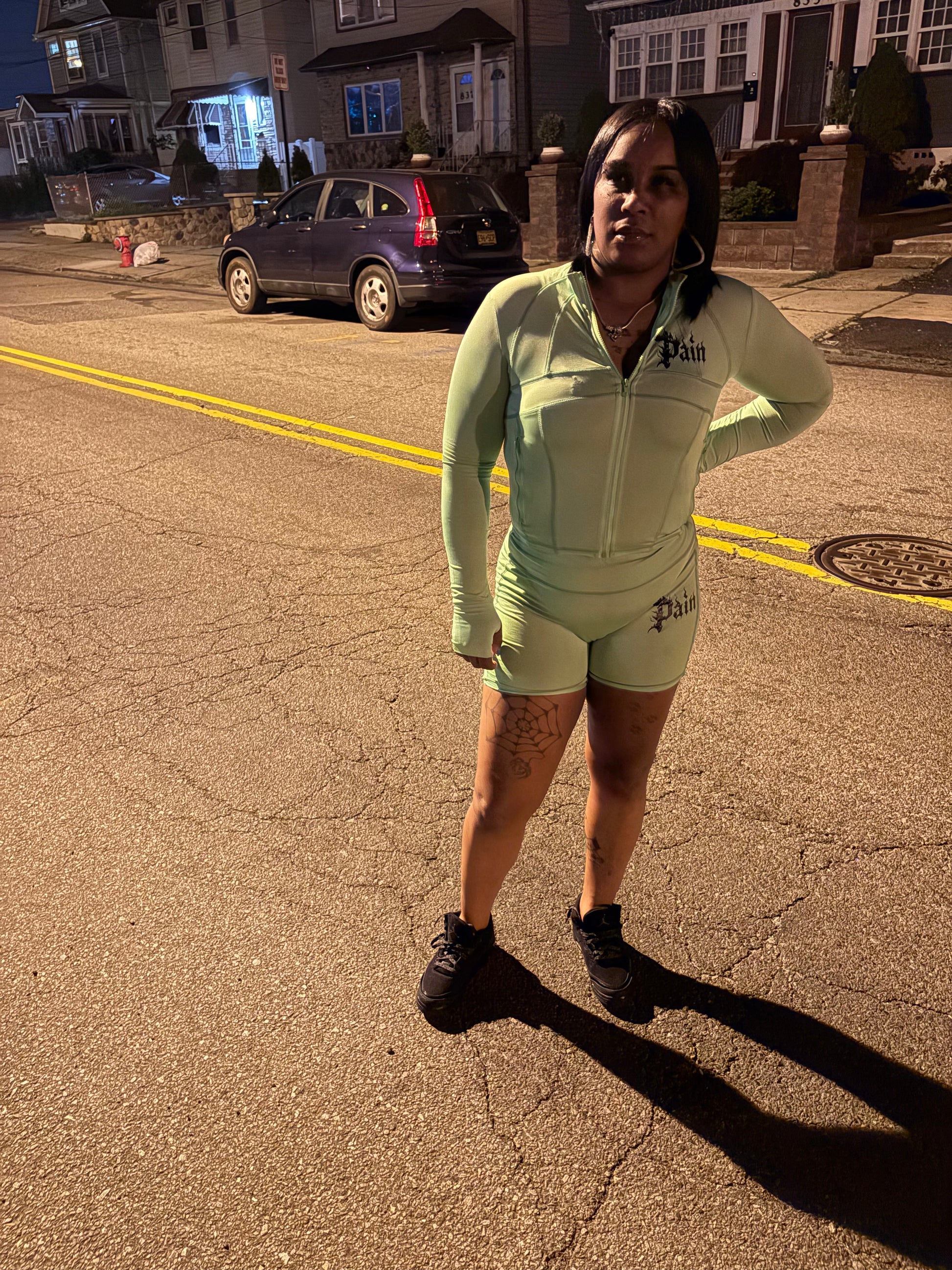 Pain Two Piece Fall Short Sets